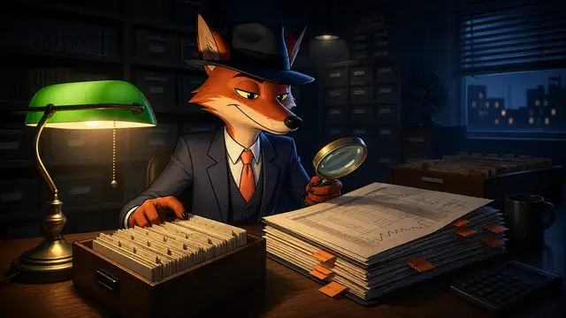 Grappy le renard compare une base de prospection et une veille financière